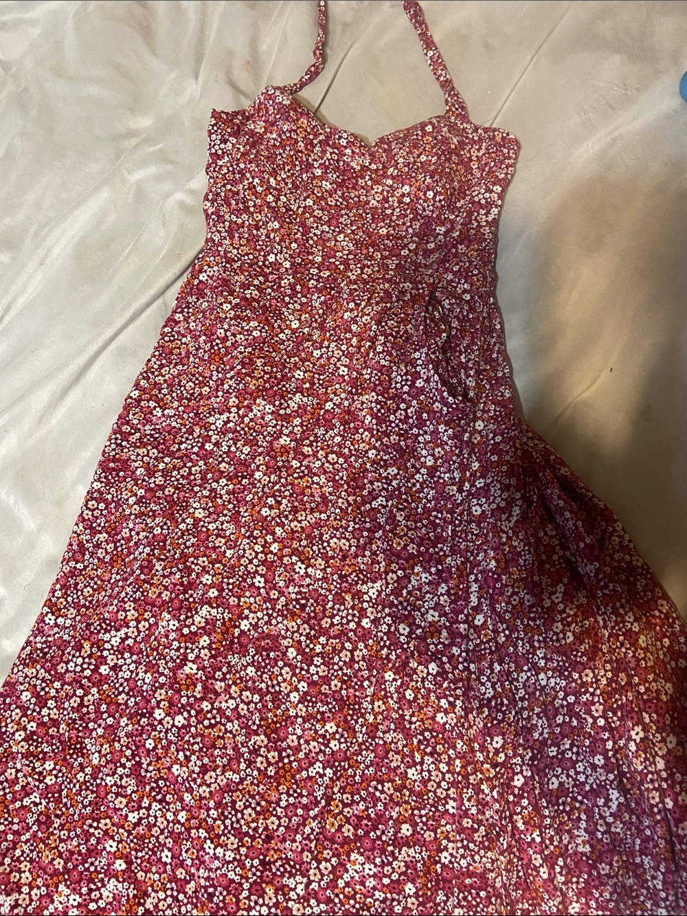 Floral Halter Sundress - Picture 2 of 2